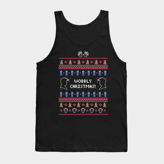 Have a Wobbly Christmas! Tank Top by Plan8